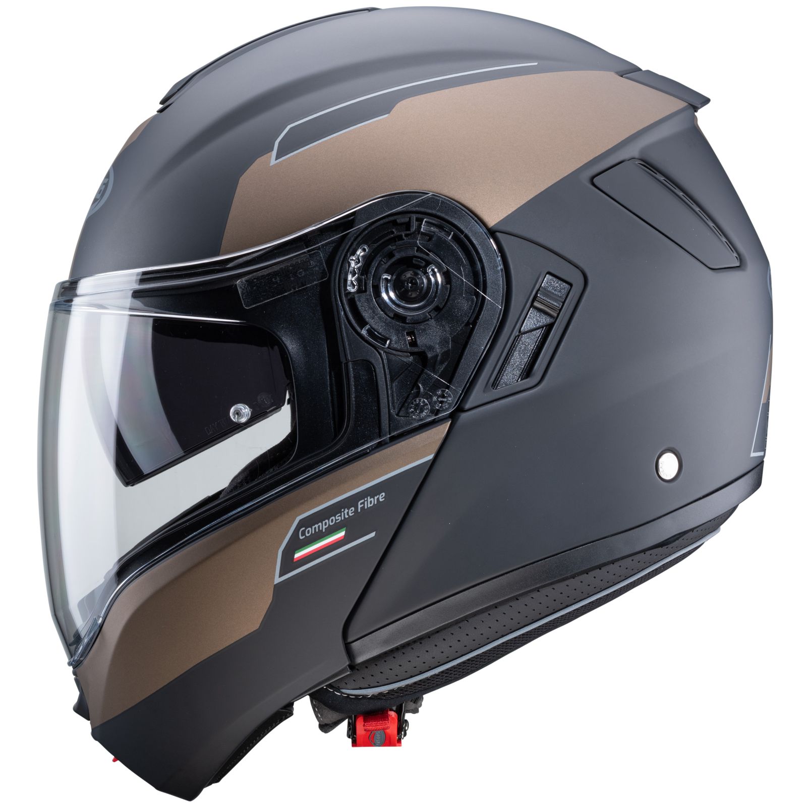 Caberg Casco Levo Prospect, nero opaco/bronzo