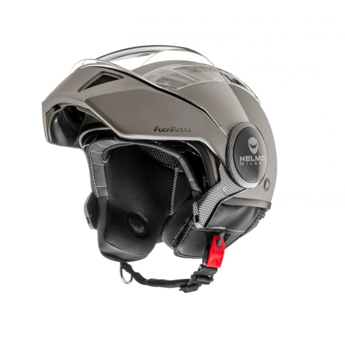 Casco Helmo Milano Full jet, FuoriRotta, antracite, opaco