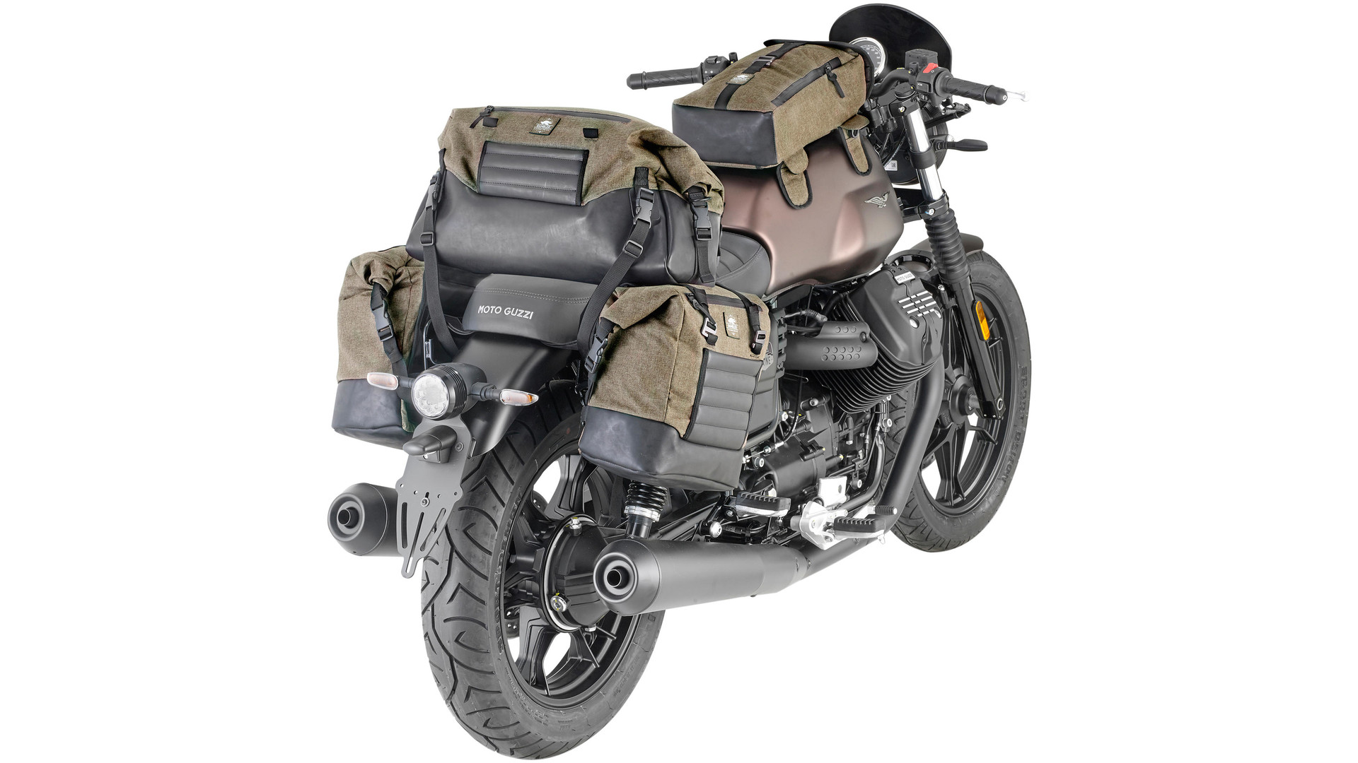Borse da sella Café Racer / borse laterali "Rambler" - RB100 per BMW R nineT (Bj.14-), Pure / Urban G/