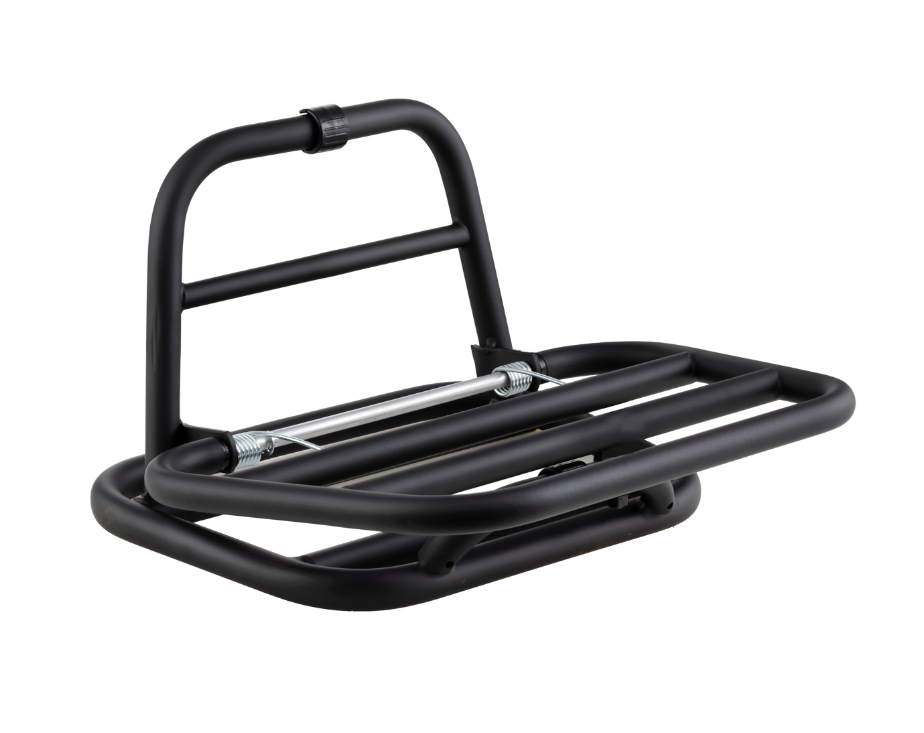 Portapacchi posteriore per Vespa 946 3V cioè 125cc, pieghevole, nero opaco