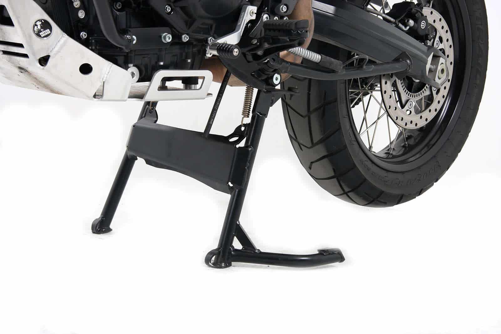 Cavalletto centrale nero per BMW F 800 GS (08-18) Hepco & Becker