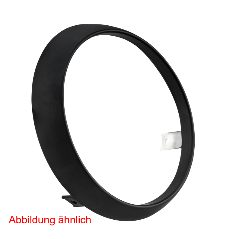 Anello lampada per Vespa Primavera /Elettrica 50-150ccm 2T/4T, nero lucido