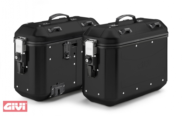 Givi DLMK36B TREKKER DOLOMITI BLACK LINE Valigia laterale