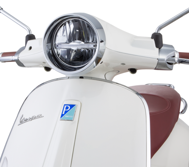 Faro LED per Vespa Primavera 50-150ccm 2T/​4T (-'18), nero opaco