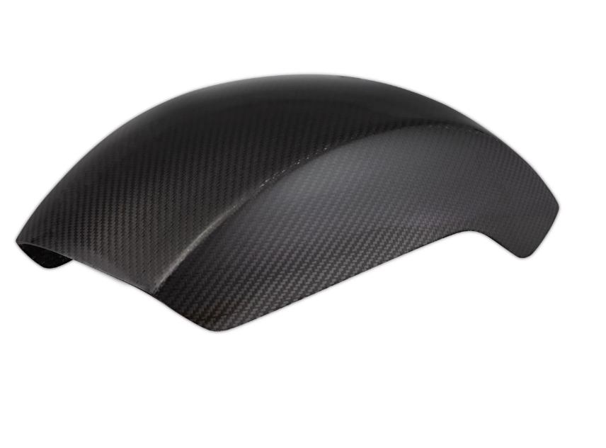 Parafango EVO II per Vespa PX 80-200ccm, piccolo, in carbonio, trasparente