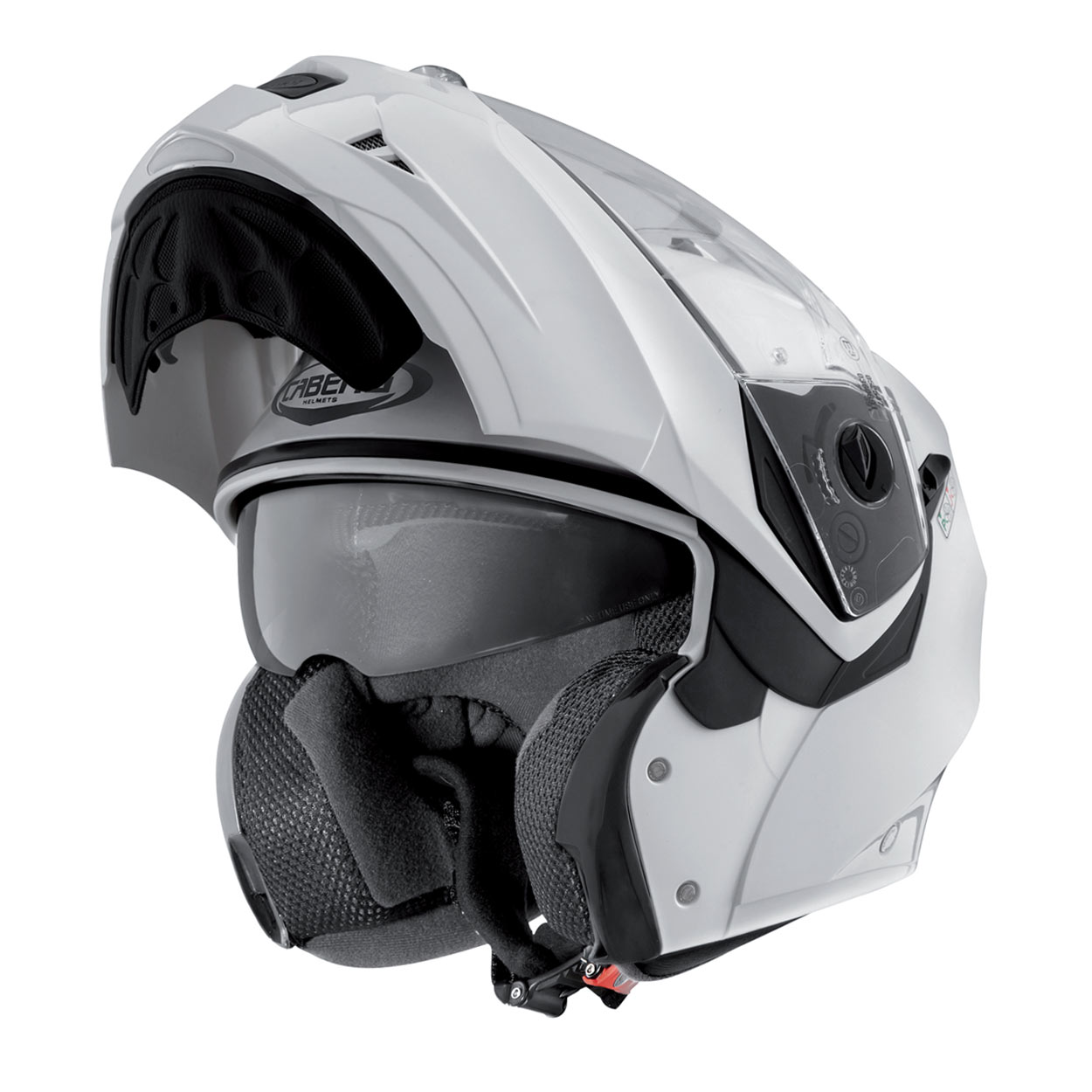Casco Caberg Duke II, bianco metallizzato