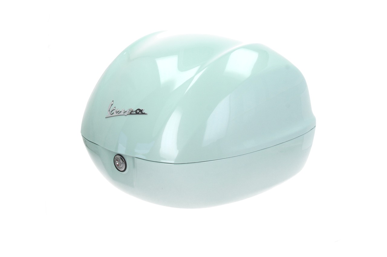 Bauletto originale da 32 litri per Vespa Primavera / GTS (Verde Amabile / Latte Menta 350/A)