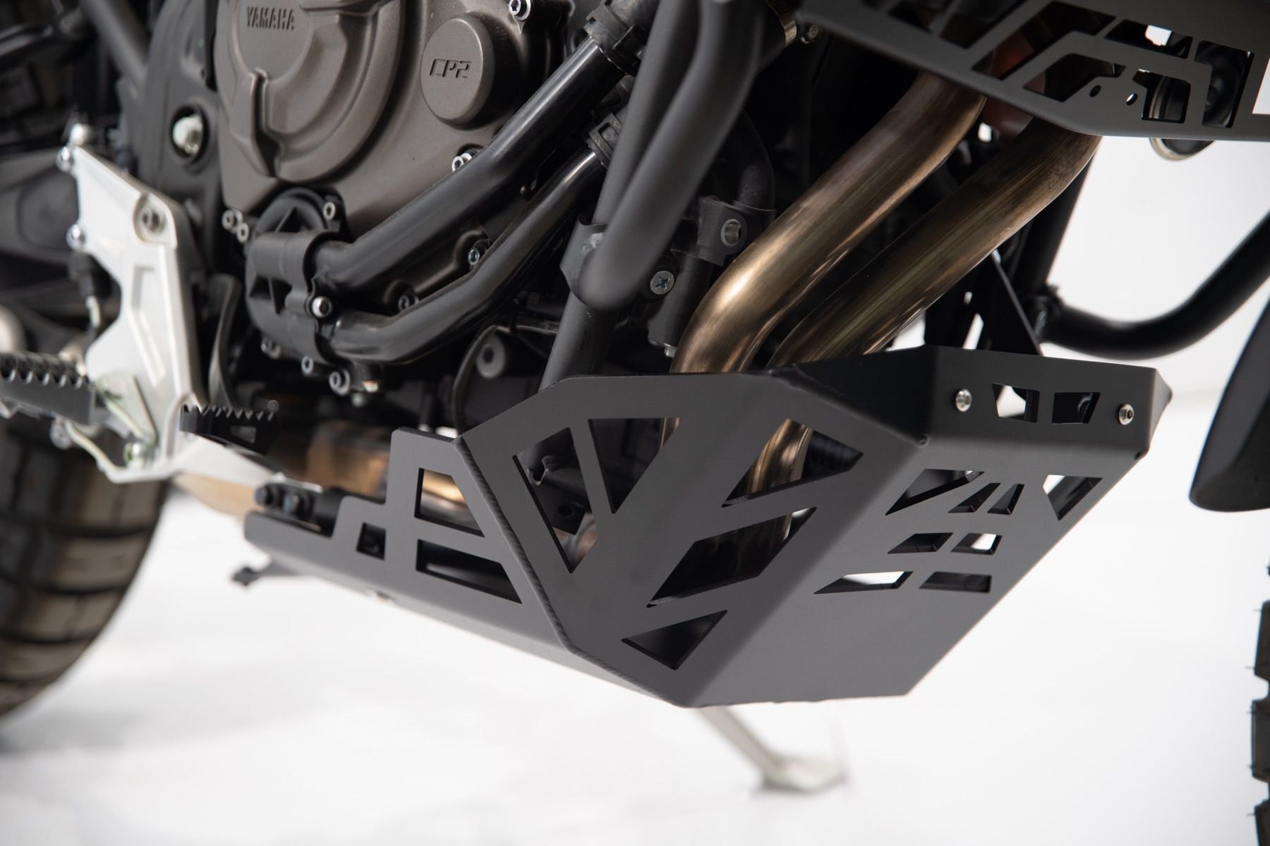 Piastra di protezione del motore nera per Yamaha Ténéré 700 (19-24)