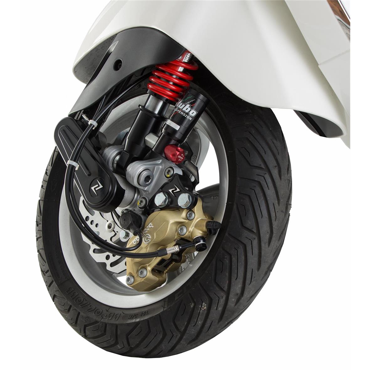 Copriforcellone, nero Zeloni per Vespa Primavera/Sprint/GTS/GTS Super 50-300cc ('14-'16)
