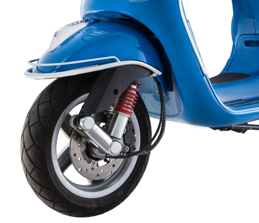 Paraurti anteriore per Vespa LX/LXV 50-150cc, cromato