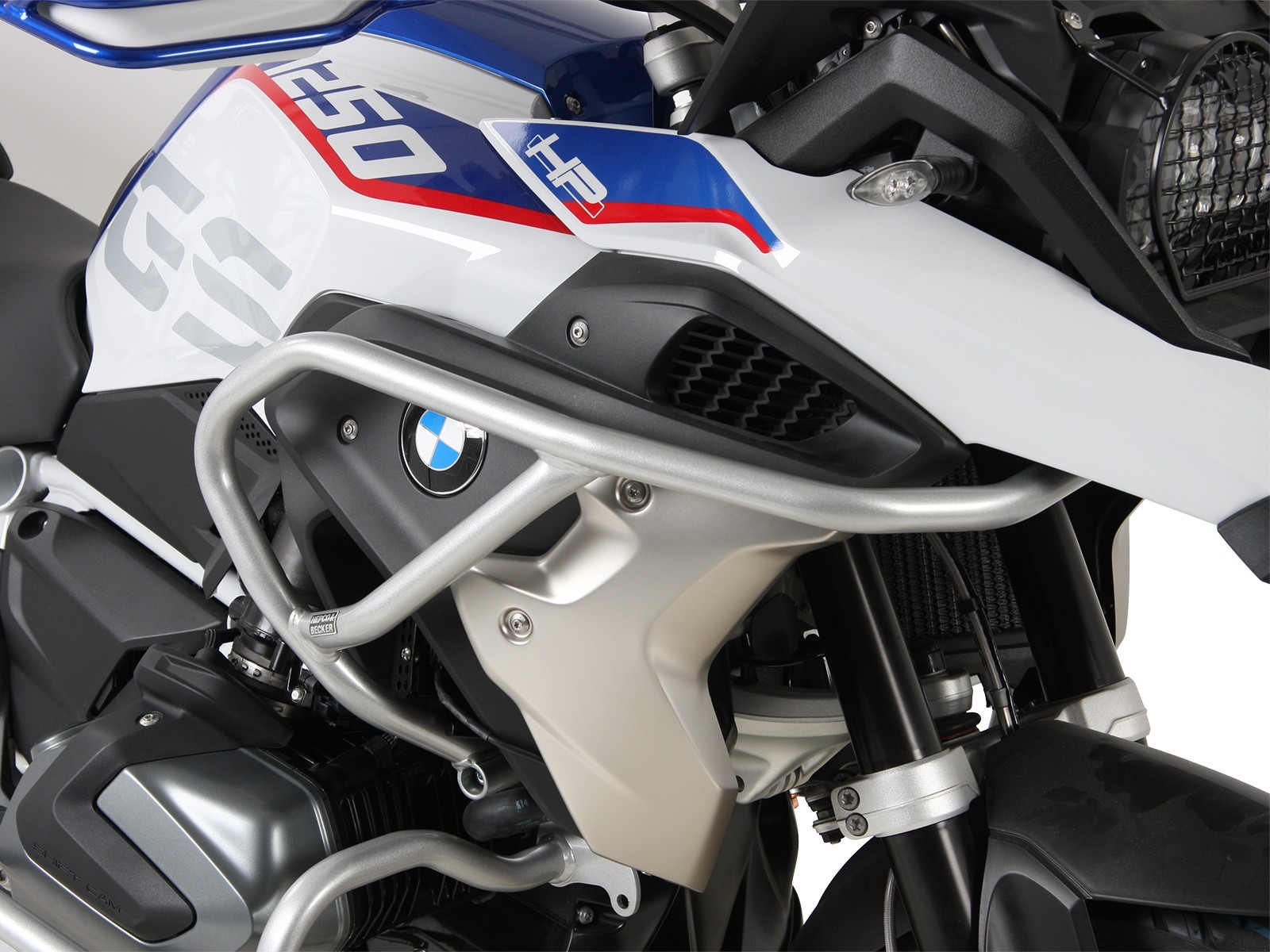 Protezione serbatoio argento per BMW R 1250 GS (19-23) Hepco & Becker