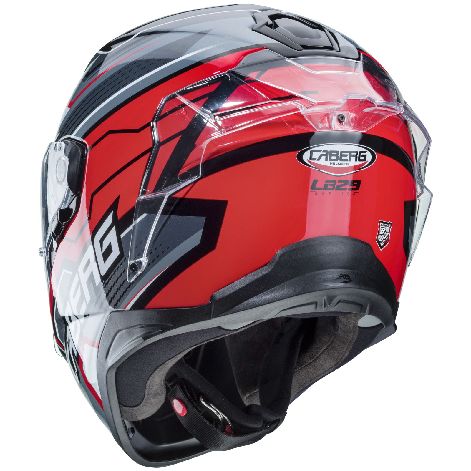 Caberg Casco Drift Evo LB29, nero/rosso antracite