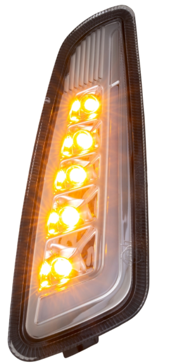 Kit frecce anteriore e posteriore per Vespa Primavera/​Sprint 125-150ccm 2T/​4T AC, trasparente