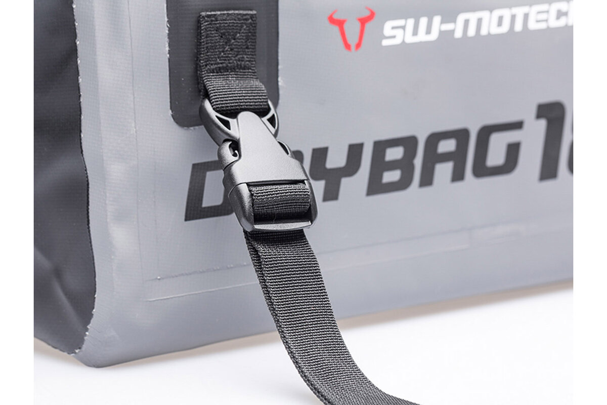 Borsa posteriore Drybag 180 per Aprilia RSV 1000 R /Tuono, grigio / nero - SW Motech