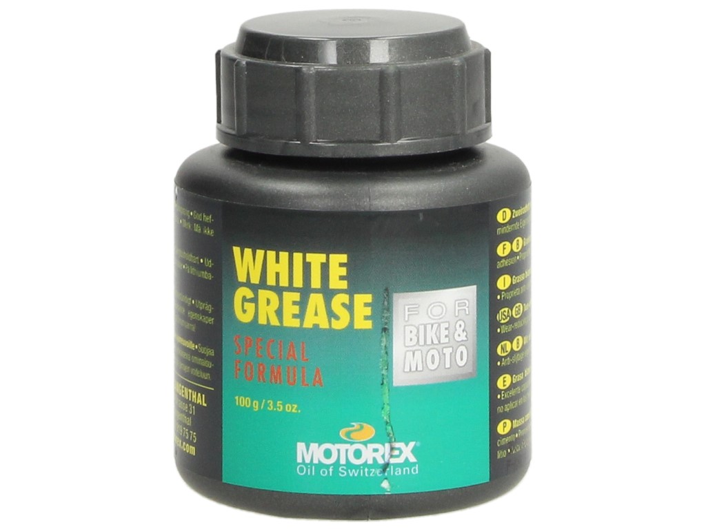 Grassi/oli lubrificanti Motorex, White Grease 628, 100 g