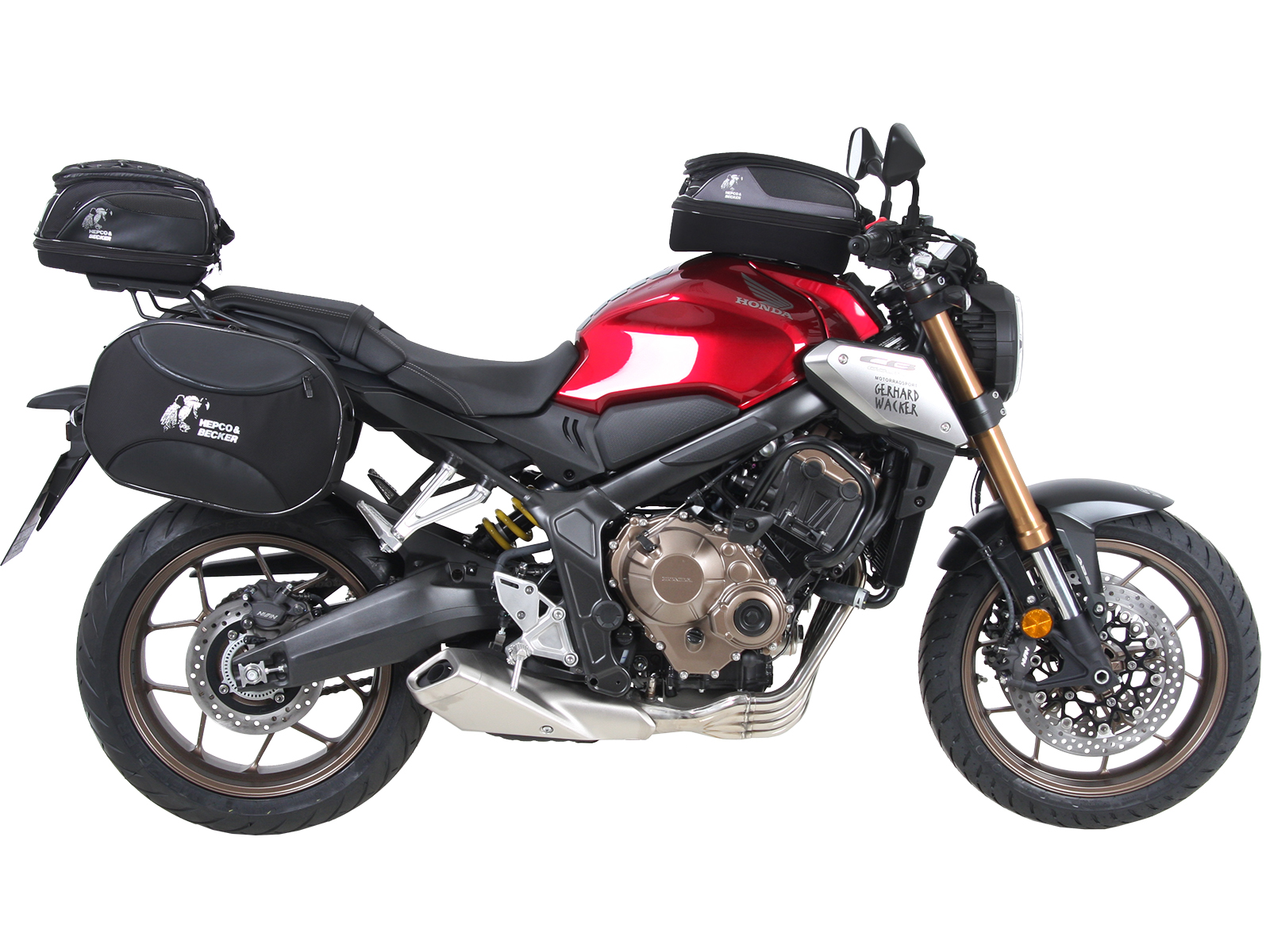 Anello serbatoio di base con blocco borsa serbatoio per Honda CB 650 R (19-20) Hepco & Becker