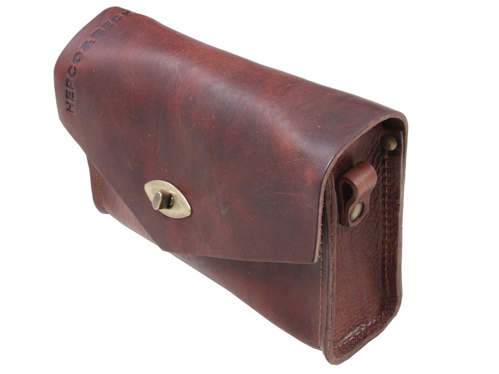 Borsa per attrezzi in pelle LEGACY marrone 2,5L Hepco & Becker
