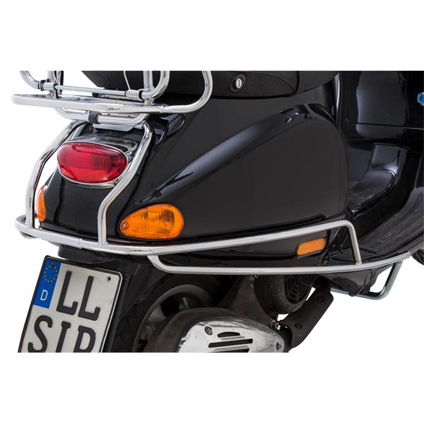 Barra di protezione posteriore cromata per Vespa ET2/ET4/LX/LXV/S 50-150cc Cuppini