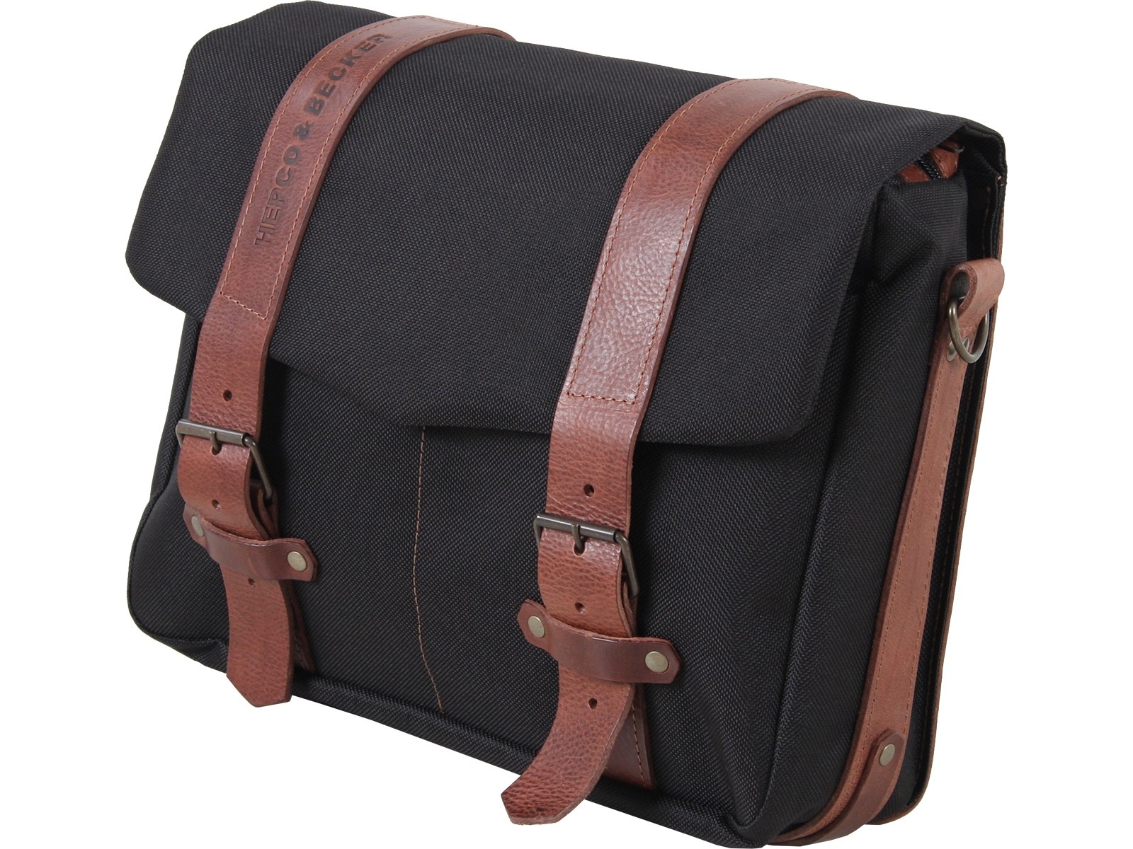 Borsa per corriere LEGACY L nera per portapacchi C-Bow Hepco & Becker