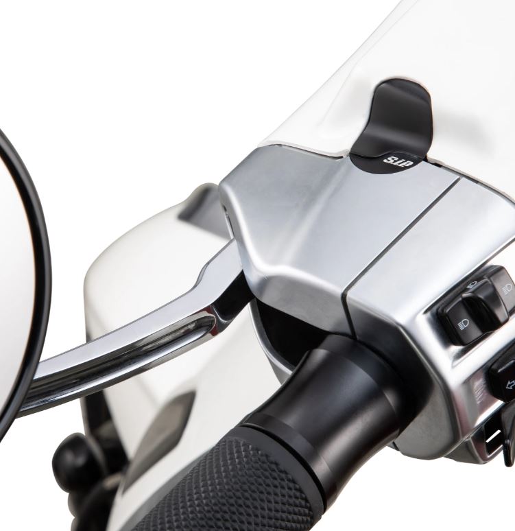 Copriforo per specchietto destro e sinistro per Vespa Primavera/Sprint/Elettrica 50-150cc, nero opaco