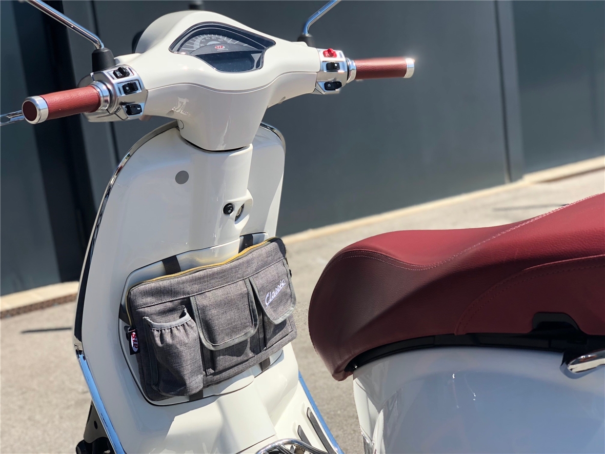 Borsa "Classic" per bagagliaio/guantiera Vespa - grigio, nylon