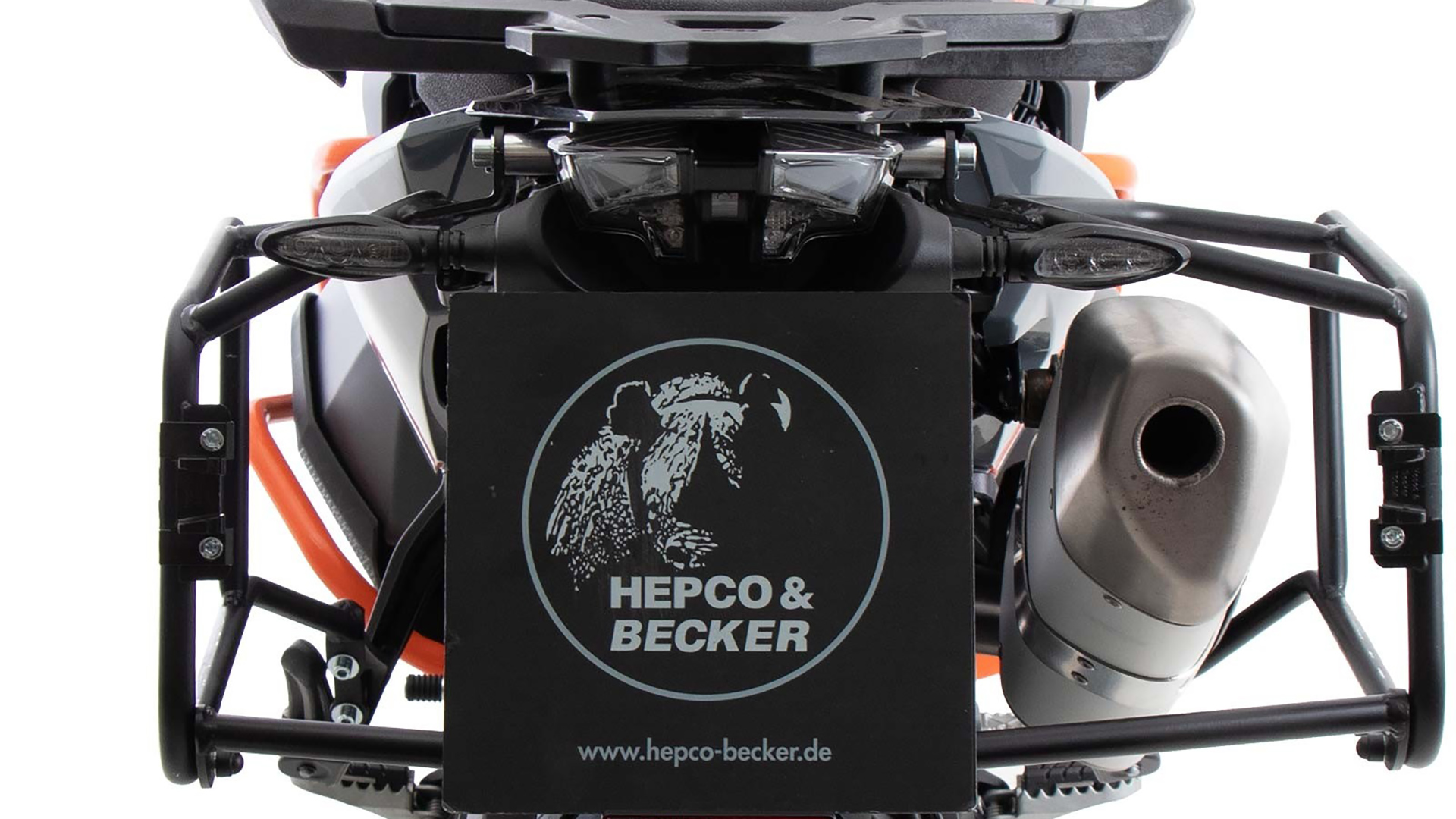 Portapacchi laterale avvitato per KTM 890 Adventure (21-) Hepco & Becker