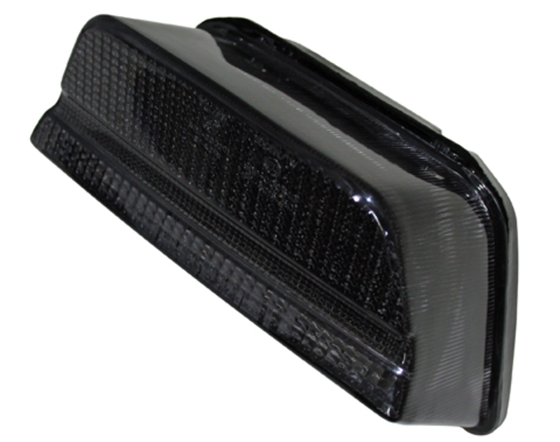 HIGHSIDER smart LED fanale posteriore nero stile Kawasaki, omologato E (1pz)