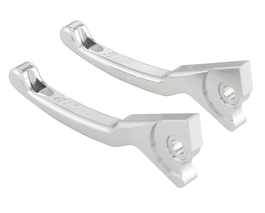 Set di leve sportive freno Shorty per Vespa, destra e sinistra, cromo