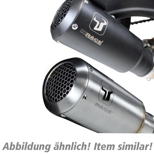 IXRACE MK2 sistema completo con gatto Kawasaki Z 650 /RS, 650 Ninja (21-), acciaio inox, omologato E, Euro5