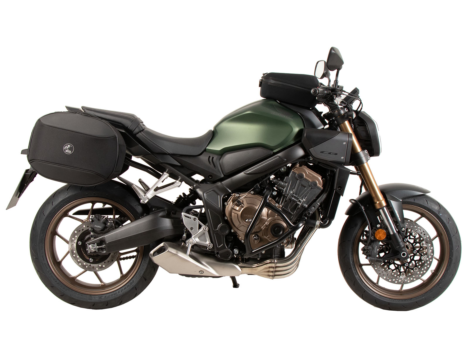 Portapacchi laterale C-Bow nero per Honda CB 650 R / E-Clutch (24-) Hepco & Becker