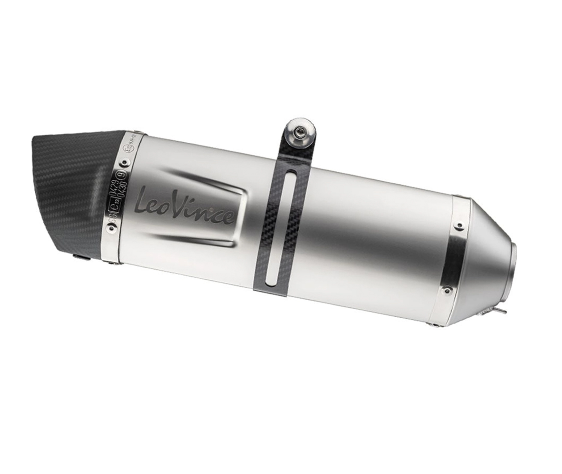 Impianto di scarico LeoVince LV One Evo, inox, silver, impianto completo, per Vespa 300 GTS Euro 5