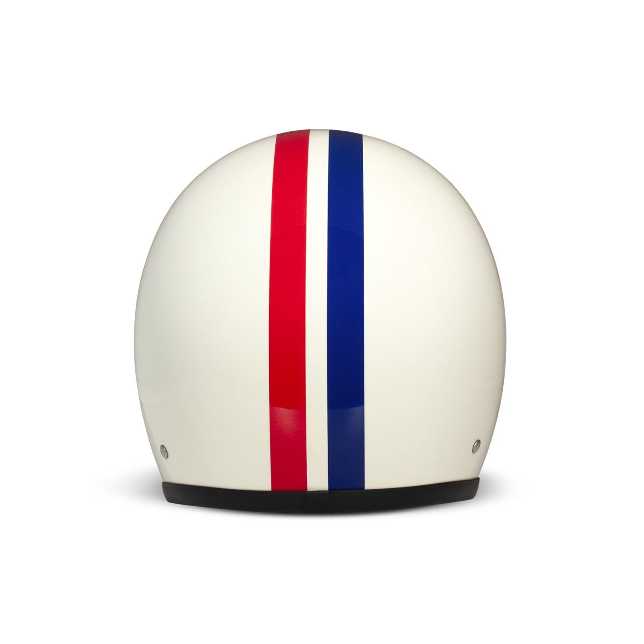 DMD casco jet Retro, bianco, opaco, triplo, fibra di vetro, ECE 22.06