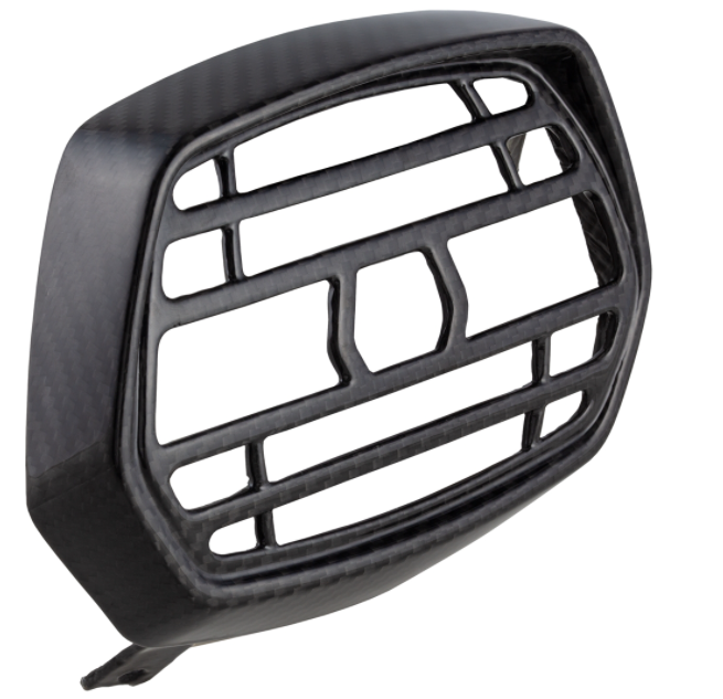 Anello portalampada con griglia per Vespa Sprint 50-150ccm 2T/​4T ('13-'18), carbonio