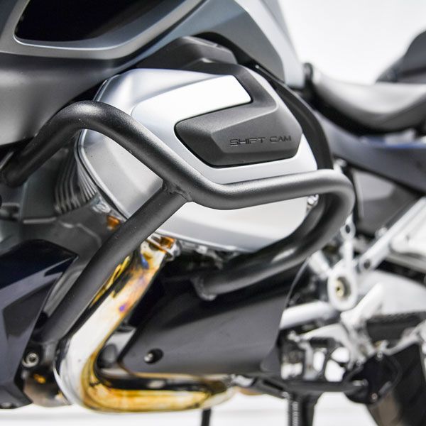 Barra di protezione inferiore per BMW R 1250 RT, acciaio, nero