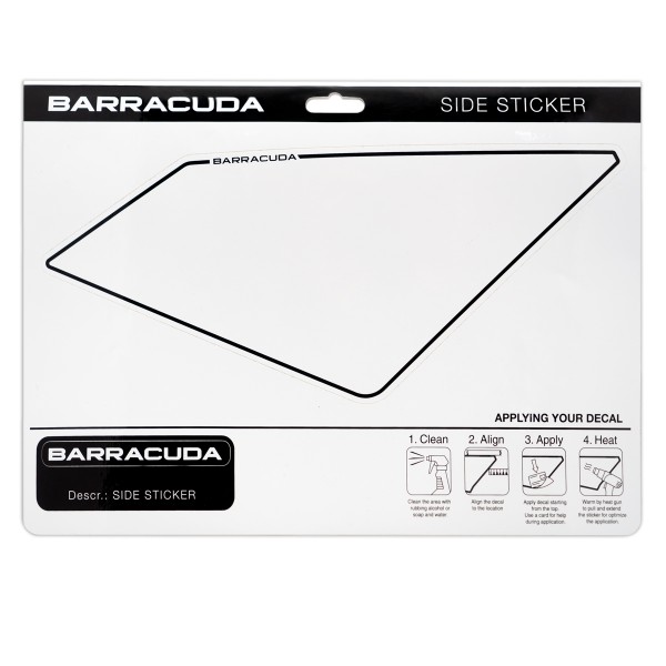 Targhetta per Suzuki GSX-8S (23-) - Barracuda