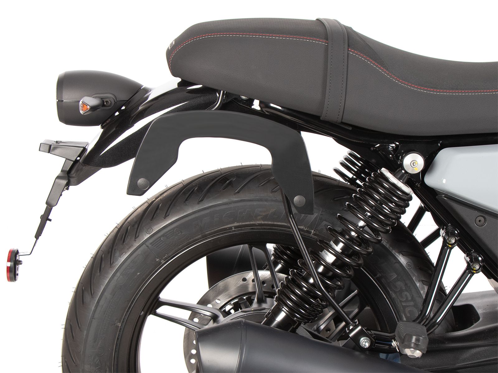 Portapacchi laterale C-Bow nero per Moto Guzzi V7 850 Sport (25- ) Hepco & Becker