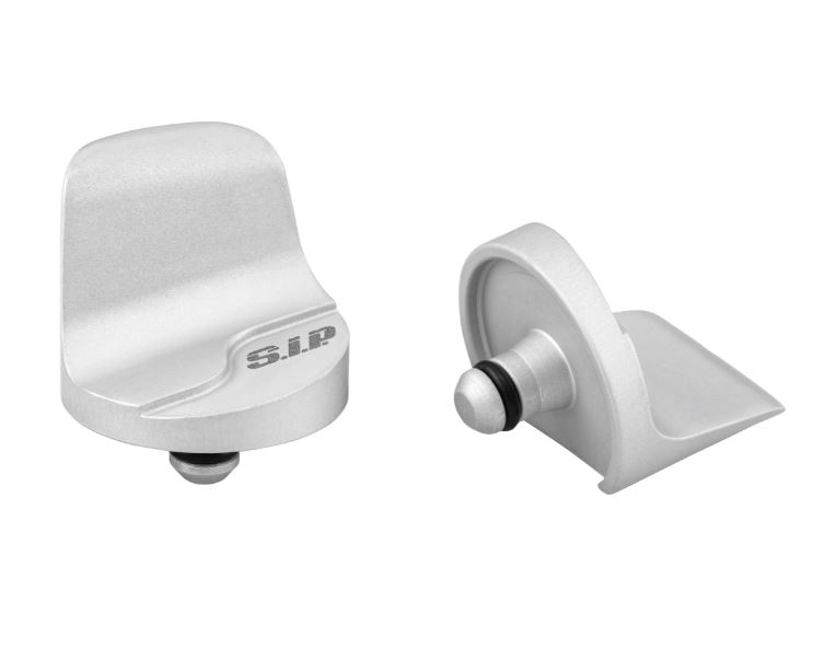 Copriforo per specchietto destro e sinistro per Vespa Primavera/Sprint/Elettrica 50-150cc, argento opaco