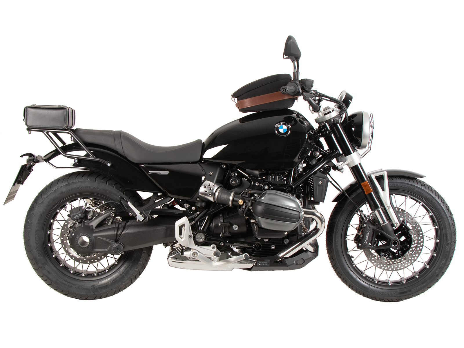 Portapacchi tubolare nero per BMW R 12 (24-) Hepco & Becker