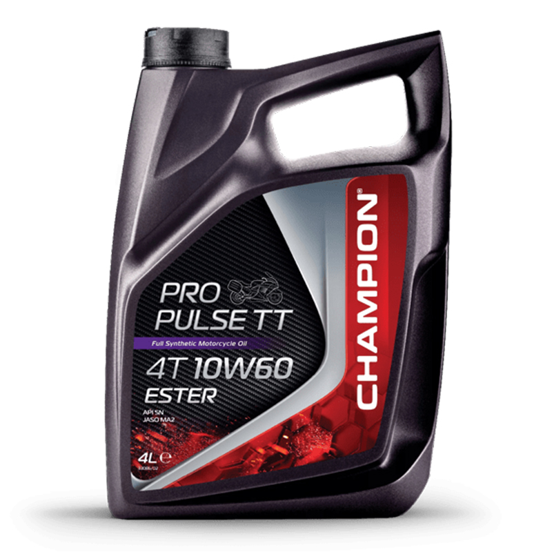 CHAMPION® Olio motore Pro Pulse TT 4T 10W-60 Ester - 4 litri