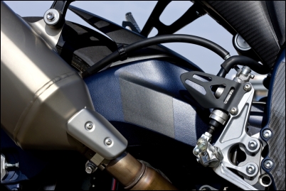 Copertura forcellone, nera per Suzuki GSX-S1000 BJ. 2015-2017