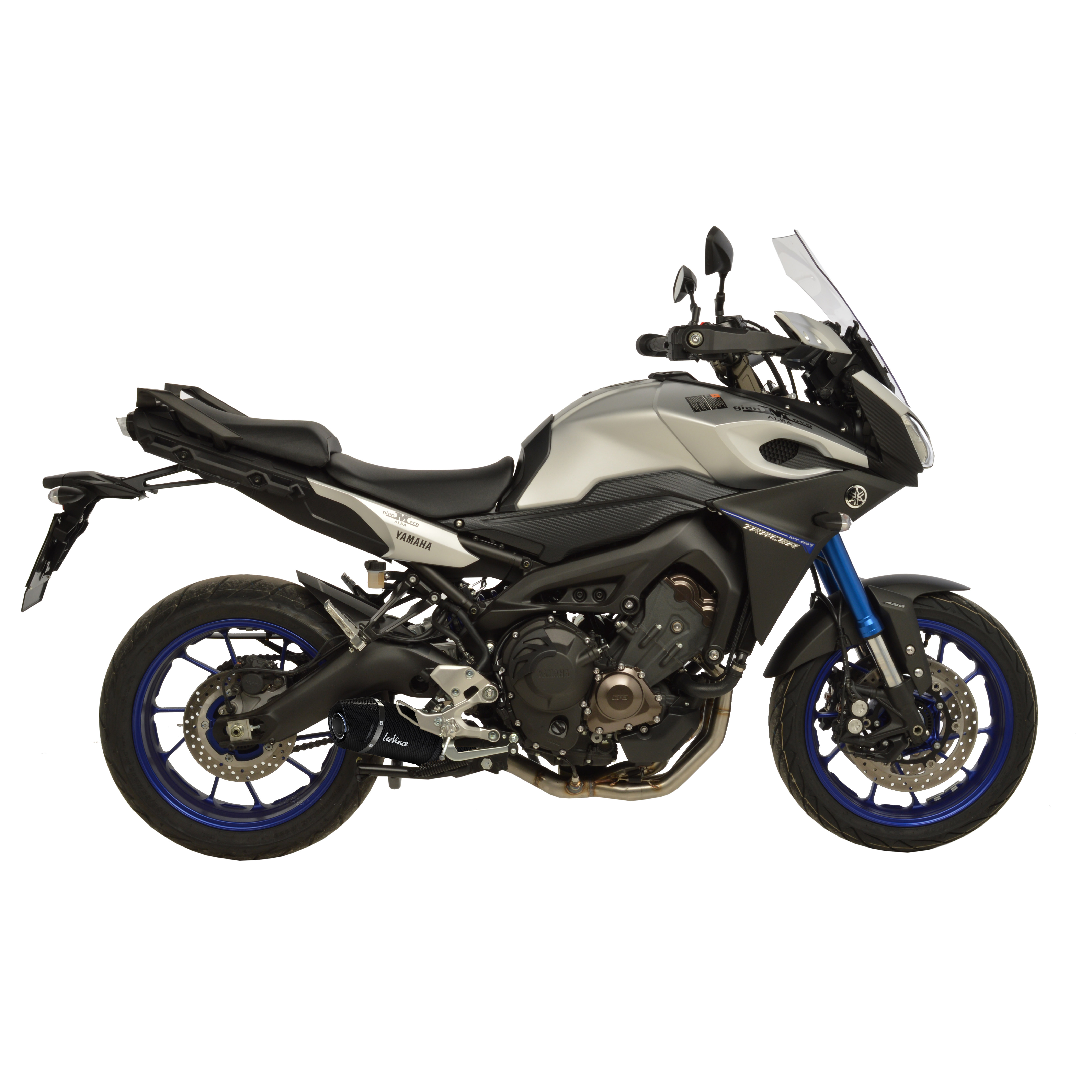 Impianto di scarico LeoVince completo SBK LV One Evo 2, carbonio per Tracer 900 / FJ-09 Tracer (Bj.15-16)