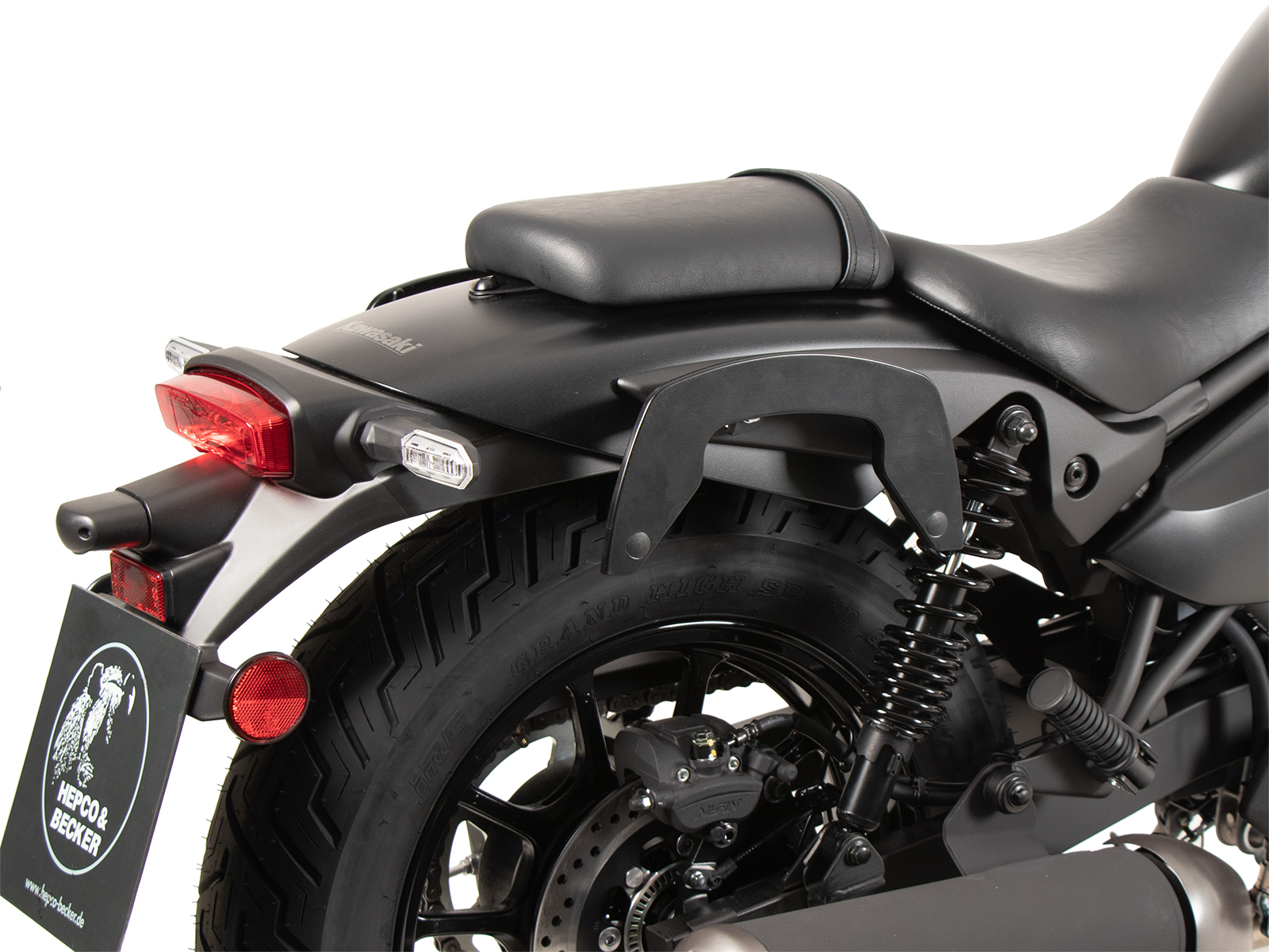 Supporto laterale C-Bow per Kawasaki Eliminator 500 (24-) Hepco & Becker