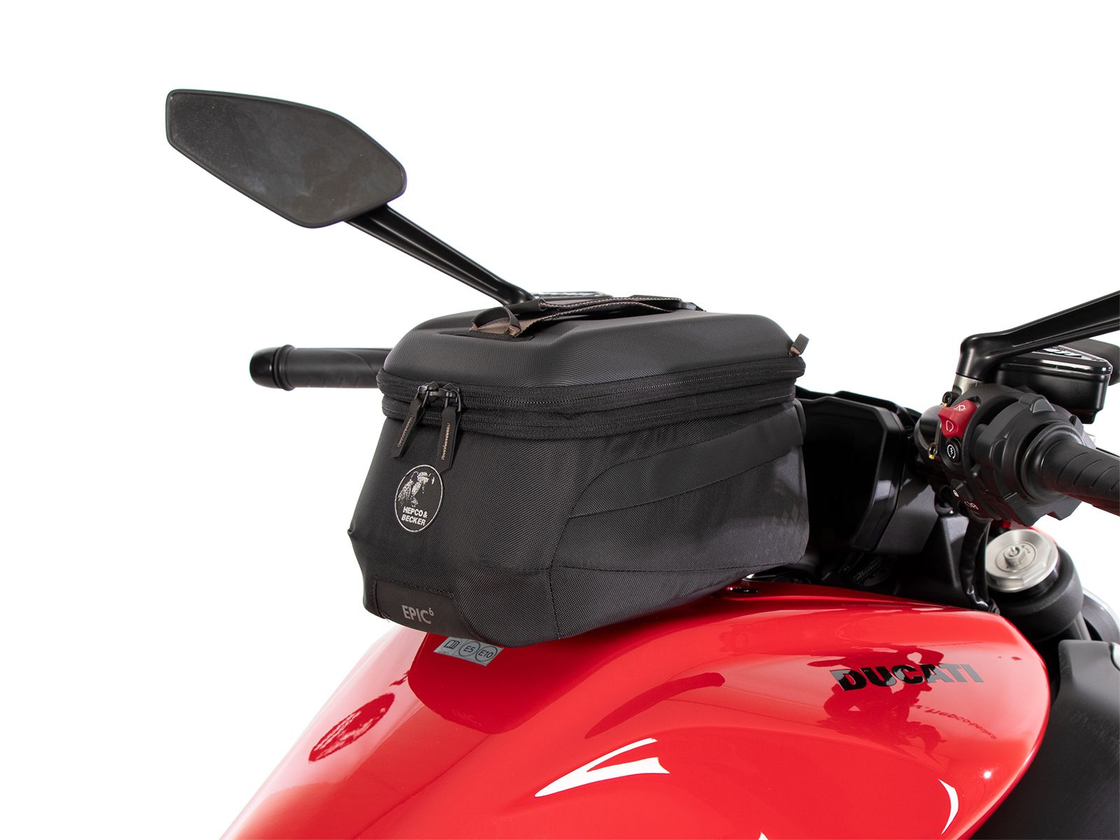Anello serbatoio di base con blocco borsa serbatoio per Ducati Diavel V4 (23-) Hepco & Becker