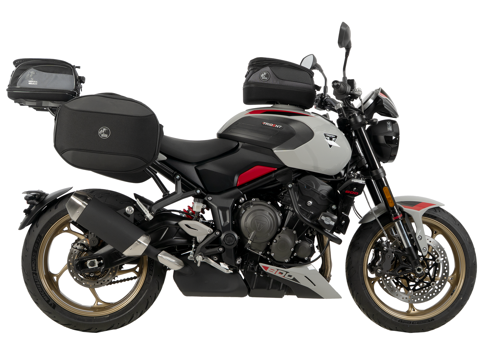 Anello per serbatoio Basic con chiusura per borsa da serbatoio inclusa per Triumph Trident 800 (26-) Hepco & Becker