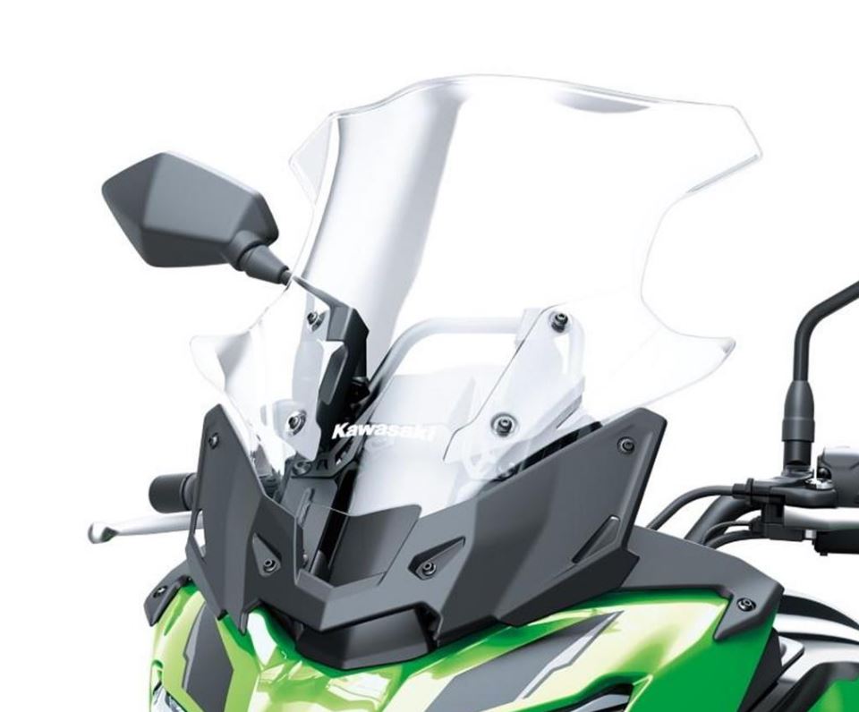 Parabrezza alto trasparente per Kawasaki Versys 650 (22-) Originale