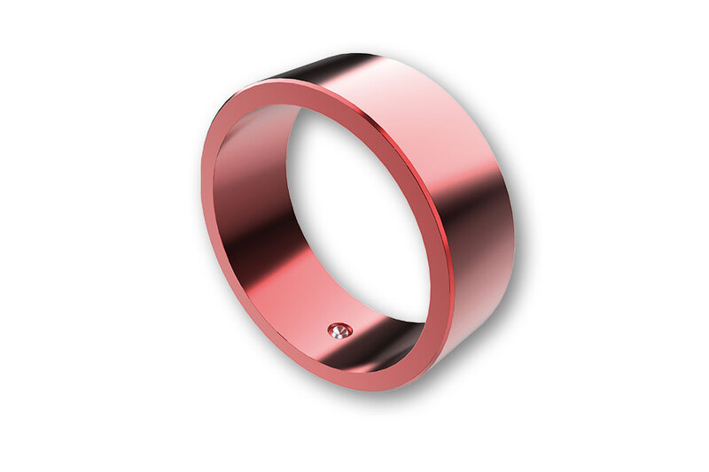 HIGHSIDER pro colour ring rosso Per pesi da manubrio