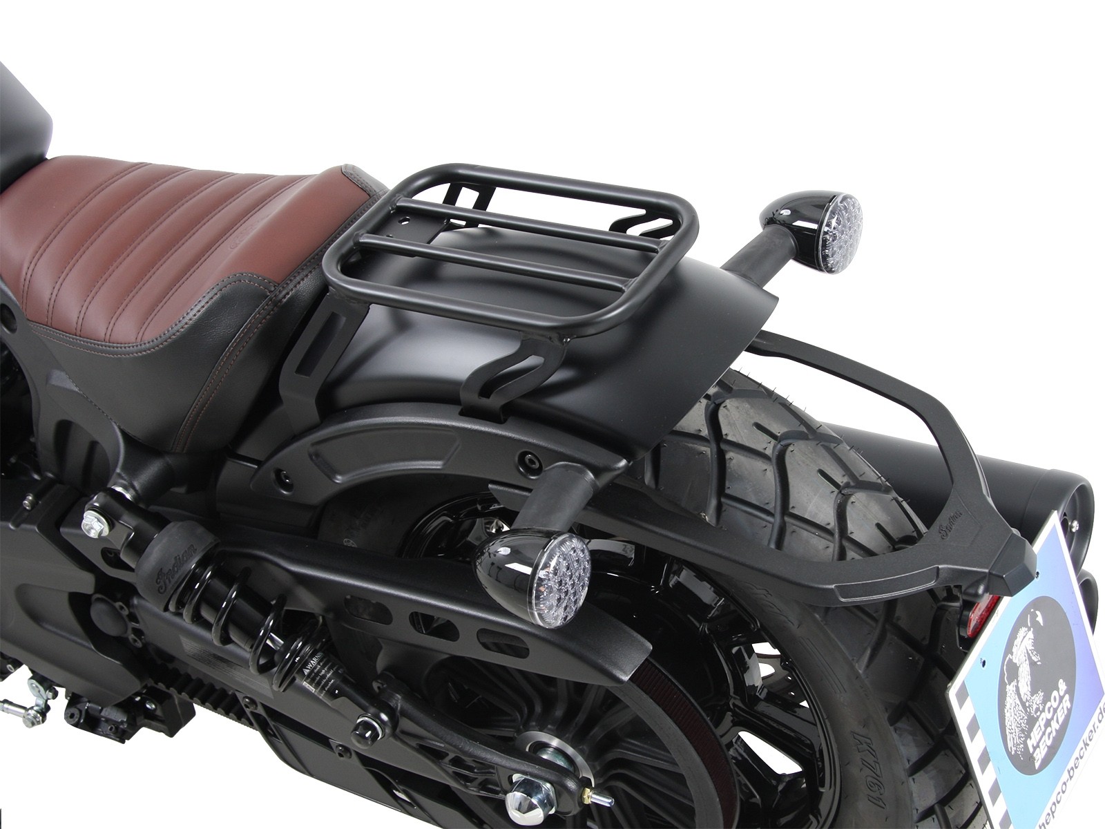 Solorack senza schienale nero per Indian Scout Bobber (2017-)