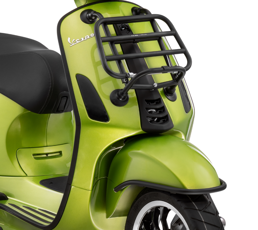Paraurti anteriore per Vespa Primavera/Sprint/Elettrica 50-150ccm, nero opaco
