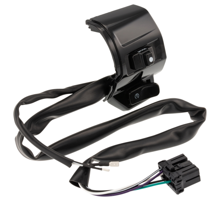 Centralina DMP destra per Vespa Primavera/​Sprint, nero lucido