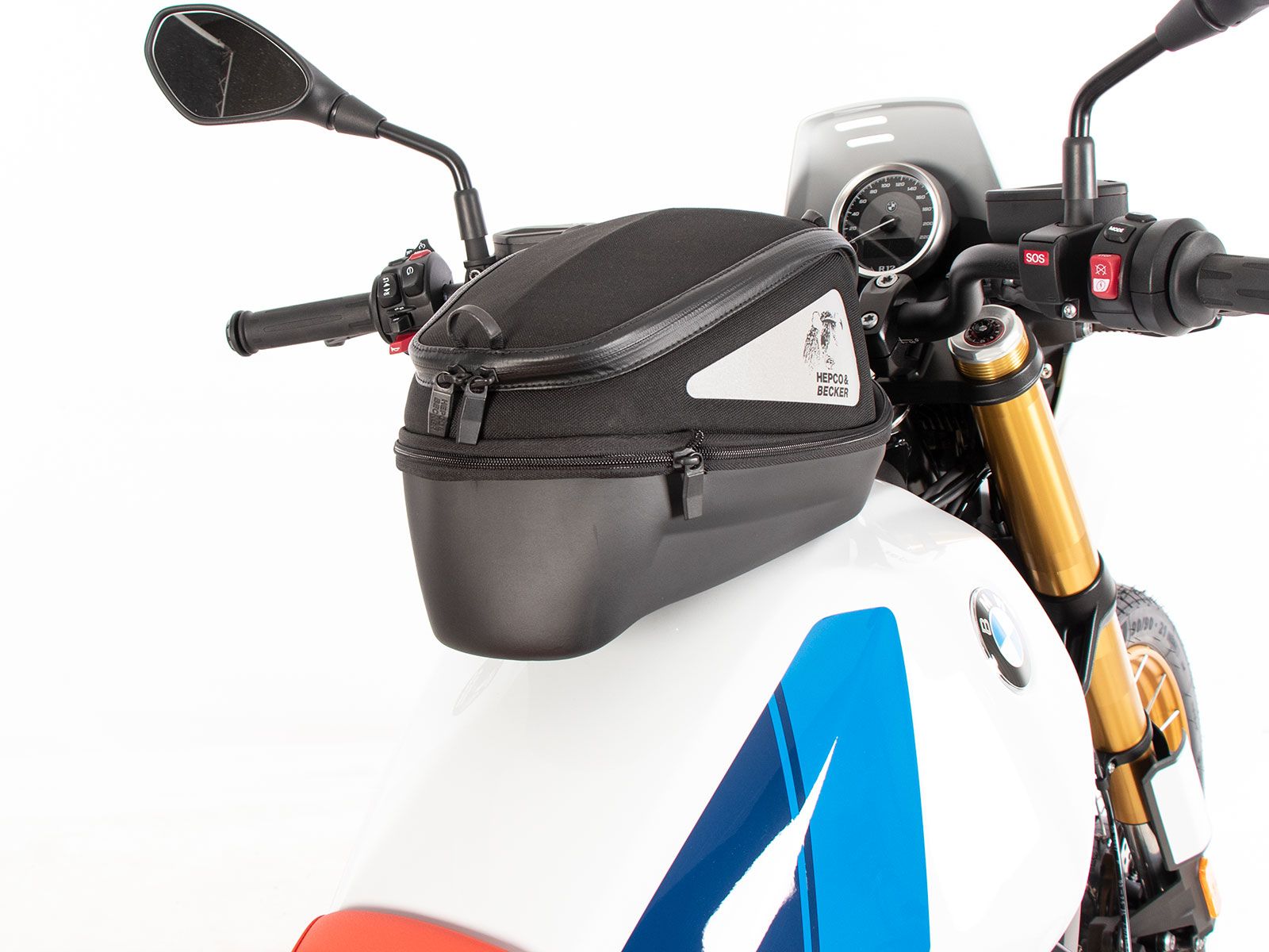 Anello serbatoio di base con blocco borsa serbatoio per BMW R 12 G/S (25-) Hepco & Becker